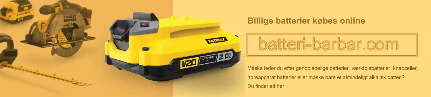 Billige batterier købes online